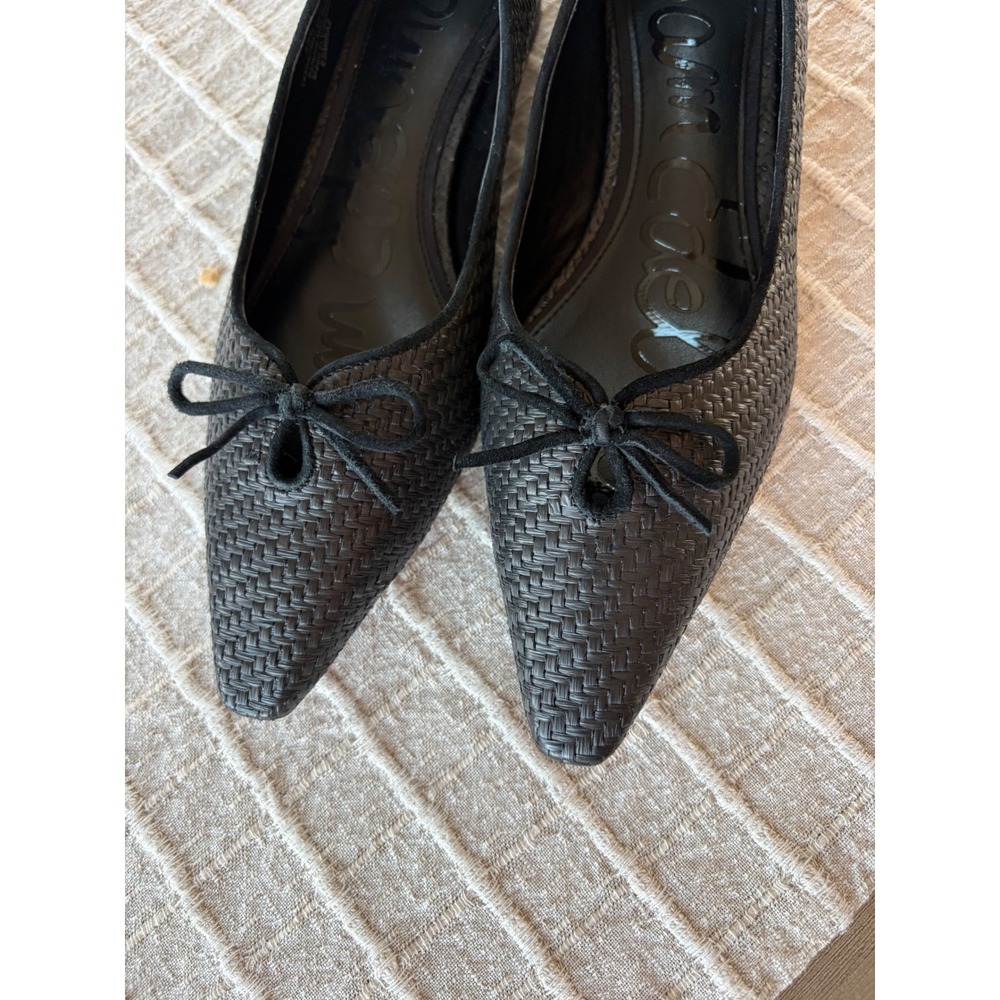 Sam Edelman black woven Esmira flats Size 8.5 - Picture 4 of 7